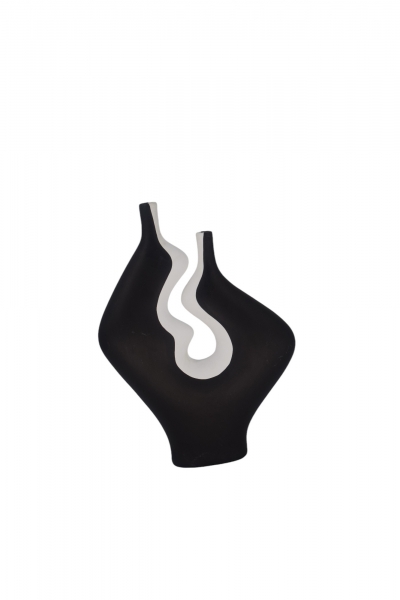 ΒΑΖΟ DALI 33*9.5*45CM BLACK/WHITE