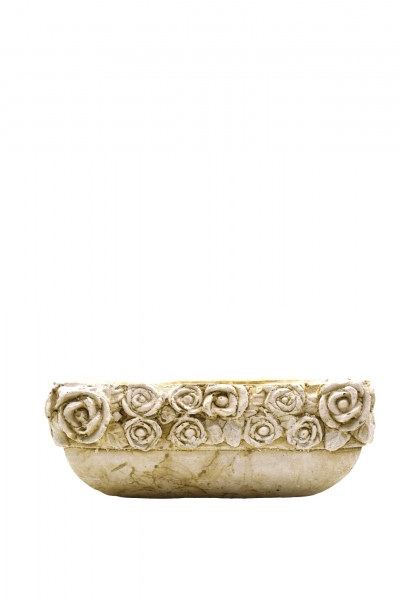 POT ΠΕΤΡΙΝΟ ΠΑΡΑΛΛΗΛΟΓΡΑΜΜΟ 31*19*12CM