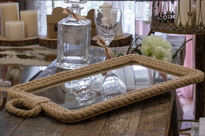 ΔΙΣΚΟΣ-ΚΑΘΡΕΦΤΗΣ ΜΕ ΣΧΟΙΝΙ 45*32CM