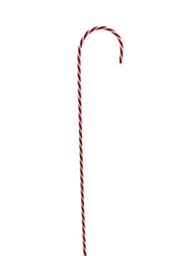 CANDY CANE  80CM RED/WHITE