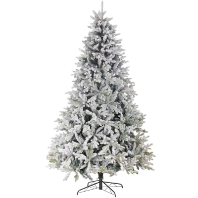 χρ.δεντρο snowwhite flocked 240cm 1656tips pe/pvc