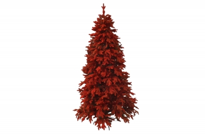 χρ.δεντρο 210cm flocked great red 979tips pe/pet