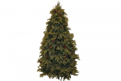. 210cm red berries green pe/pvc
