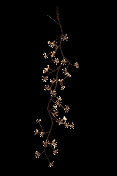 microled garland 2.5m 360led brown/copper 8 functions warm white ip44
