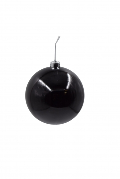 15cm .  shiny black
