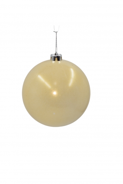 15cm χρ.μπαλα αθραυστη shiny winter white
