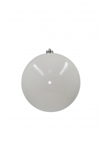 20cm χρ.μπαλα αθραυστη shiny winter white