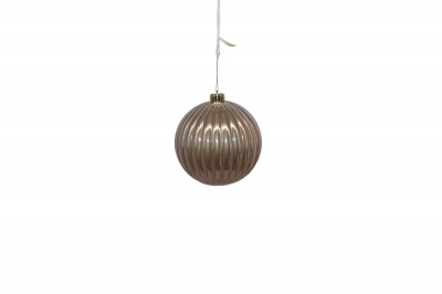 15cm χρ.μπαλα pearl αθραυστη  champagne