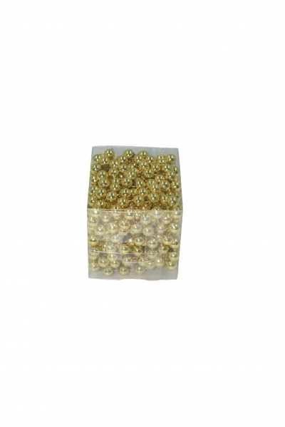 γιρλαντα χαντρες 8mm 5m gold